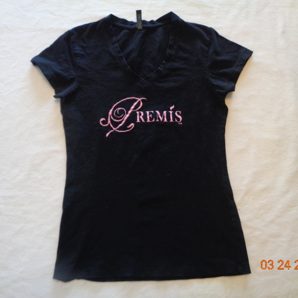 Black Vneck Tshirt